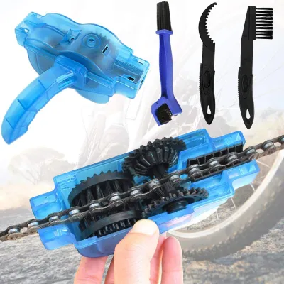 Productafbeelding van Kettingreiniger, fietsketting, 4-in-1 fietskettingreinigingsset