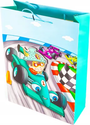 Produktbild von Geschenktüte für Jungen 31x42cm - Große Geschenkverpackung Kinder Geburtstag Motiv