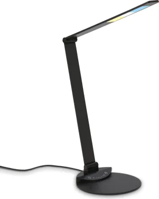 Image de Lampe de bureau LED, lampe de bureau pivotante, tactile, CCT, dimmable, argent e, 6W Briloner