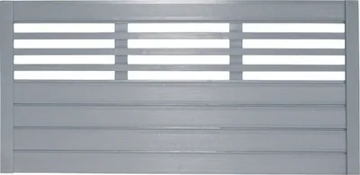 Produktbild von Vorgartenzaun Konsta Style 180 x 90 cm basaltgrau