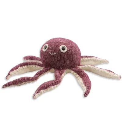 Produktbild von Hardicraft Strickset Amigurumi "Olivia Oktopus" Baumwollgarn mit Füllmaterial, 38cm, HC-41CK09