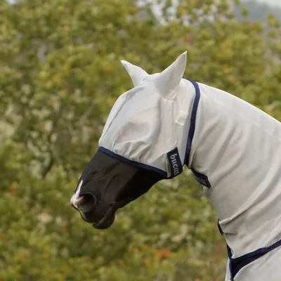 Produktbild von Bucas Fliegenmaske Freedom Fly Mask Fliegenhaube Insektenschutz Silver 105/XXS