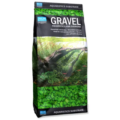 Image de Sable AQUA EXCELLENT 3-6 mm vert vif 1 kg