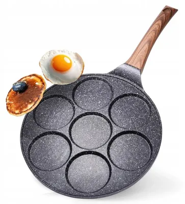 Produktbild von VILDE Eierpfanne Granitbeschichtet 7 Mulden 26 cm Induktion