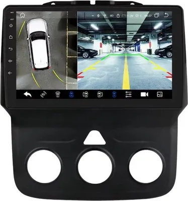 Image de Autoradio avec Bluetooth – CarPlay – Pour Dodge Ram 1500 / 2500 / 3500 (2013–2018) – Compatible avec Apple et Android – Stéréo – Système de navigation – Série S