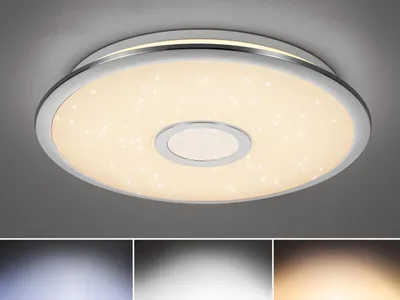 Obrázek produktu pro Stropní svítidlo Plafond moderní vestavné LED OSAKA stříbrná Trio 678713006