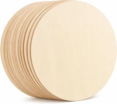 Obrázok produktu pre Drevené plátky 15 cm, 50 ks, hrúbka 3 mm, na tvorenie