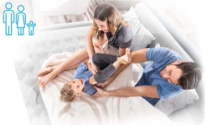 Image de Bestway 69075 matelas gonflable avec pompe intégrée pour deux personnes