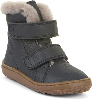 Produktbild von Froddo Barefoot Furry Boot Dark Blue Größe EU 34