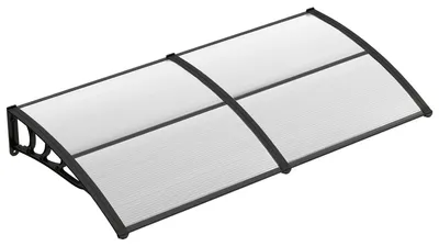 Immagine prodotto di Portico in alluminio per porta d'ingresso, dimensioni 199 x 99 cm