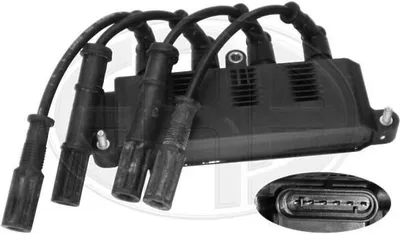 Produktbild von ERA 880091A Zündspule für FIAT PANDA (169) 500 (312) GRANDE PUNTO (199) 500 C (312) für FORD KA (RU8)