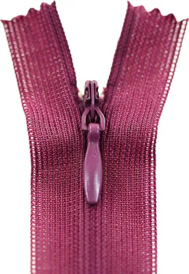 Produktbild von 1 Reißverschluss spiral verdeckt, 40cm, unteilbar, Naht verdeckt,431 fuchsia