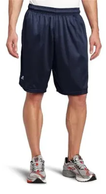 Productafbeelding van Russell Athletic heren shorts, mesh materiaal, met zakken, marineblauw, maat S