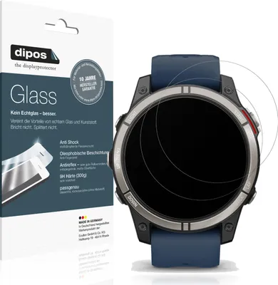 Produktbild von 2x dipos GlassAR Garmin quatrix 7 Pro