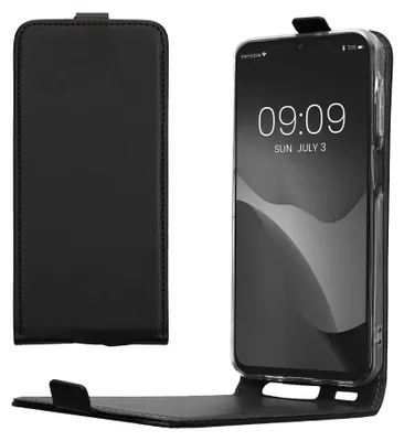Produktbild von kwmobile Schutzhülle kompatibel mit Samsung Galaxy A15 5G - Hülle Handy - Flip Case Handyhülle Schwarz