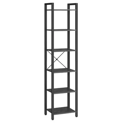 Produktbild von VASAGLE Regal, Bücherregal, Standregal, DVD-Regal, mit 6 Ebenen, Büroregal, offene Ablagen, für Büro