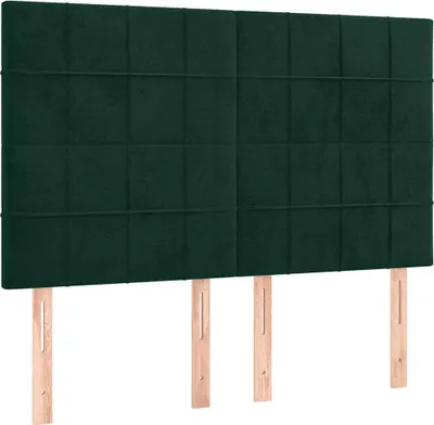 Produktbild von VidaXL 3116383, Dunkelgrün, Polyester, Holz, 1440 mm, 118 cm, 128 cm, 50 mm