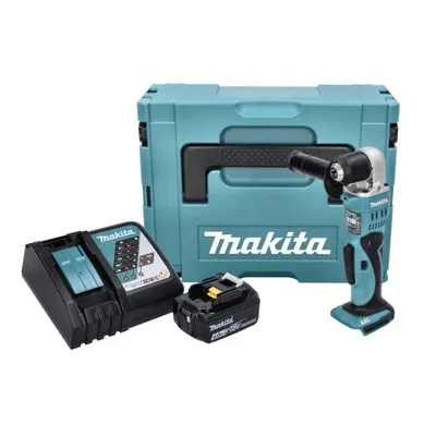 Produktbild von Makita DDA 351 RM1J Akku Winkelbohrmaschine 18 V 13,5 Nm + 1x Akku 4,0 Ah + Ladegerät + Makpac