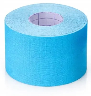 Zdjęcie produktu dla Taśma elastyczna 5E ENERGY Tape nylonowa niebieska ochronna medyczna
