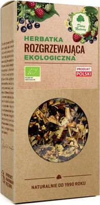 HERBATKA ROZGRZEWAJĄCA BIO 50 g - DARY NATURY
