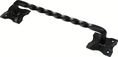 Produktbild von Türgriff Handgriff Stahltürzug Schmiedeeisen 230 Schwarz