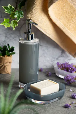 Produktbild von Excelsa seifenspender Spa kunststoff 6x21,5x6 cm grau