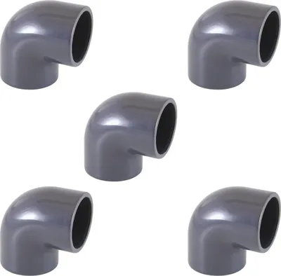 Produktbild von 5er PVC Winkel 90 Grad D 50 mm