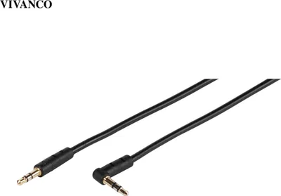 Produktbild von ViVanco™46/10 09WG, 3.5mm, Männlich, 3.5mm, Männlich, 0,9 m, Schwarz
