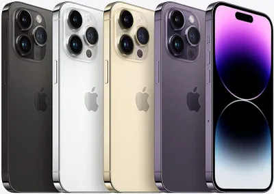 Produktbild von Apple iPhone 14 Pro 1TB Schwarz, Farbe:Schwarz