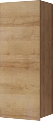Produktbild von Wandschrank Amanda vertikaler Hängeschrank Schrank mit Einlegeböden 1-türig (Goldene Eiche)