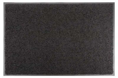 Produktbild von Schmutzfangmatte ZANZI 40x60cm Schwarz robuste Türmatte aus Recyclingmaterial, Größen