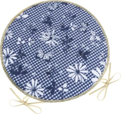 Obrázek produktu pro Sedák DITA kulatý hladký - průměr 40 cm - Modrá