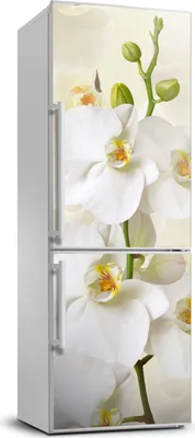Produktbild von Tulup Kühlschrankdekoration - 70x190 cm - Aufkleber auf dem Kühlschrank - Orchidee