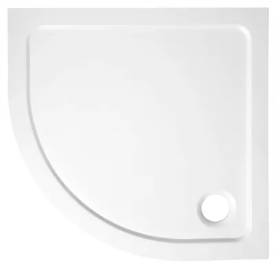 Obrázek produktu pro Sprchová vanička z litého mramoru TECMI, kvadrant 90x90x3cm, R55