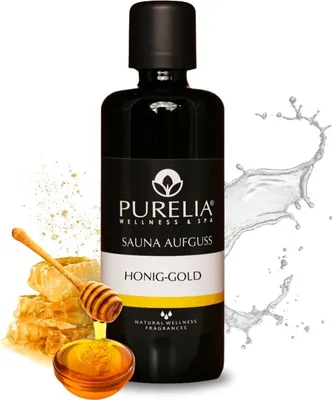 Produktbild von PURELIA Saunaaufguss Konzentrat - Honig-Gold 100ml