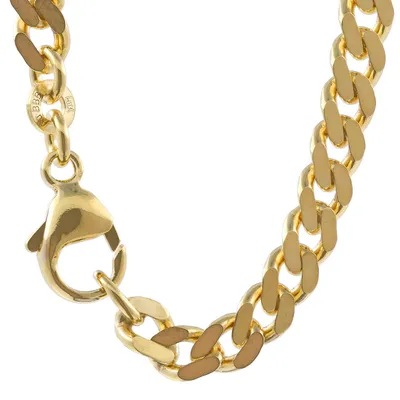Produktbild von Goldkette Panzerkette Länge 21 cm - Breite 4,5 mm - 333-8 Karat Gold