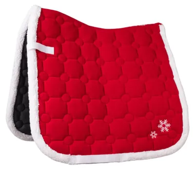 Produktbild von HKM Schabracke Christmas, Farbe:rot, Größe:Pony Vielseitigkeit