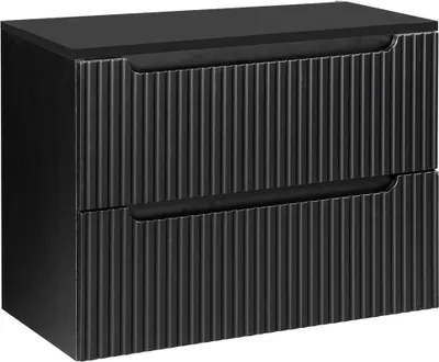 Produktbild von Waschtisch-Unterschrank 80cm, in schwarz, NEWPORT-56-BLACK