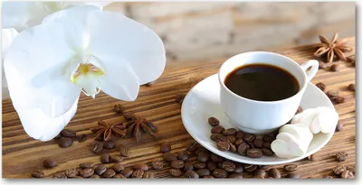 Produktbild von Tulup® Leinwandbild - 120x60 cm - Wandkunst - Drucke auf Leinwand - Leinwanddruck - Essen & Getränke - Braun - Tasse Kaffee
