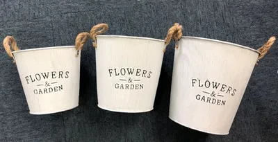 Produktbild von Übertopf 3er-Set Flowers & Garden