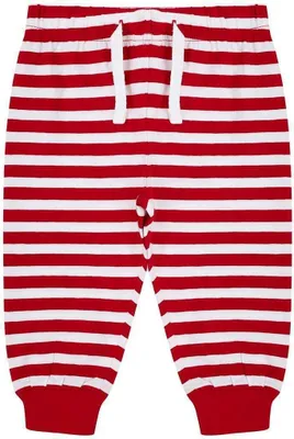 Produktbild von Larkwood - Baby Loungehose PC4547 (104) (Rot/Weiß)