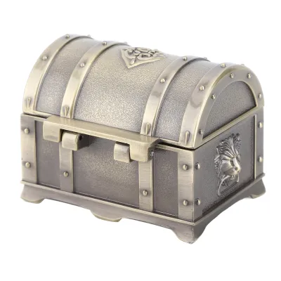 Image de Boîte de rangement, boîte à bijoux, coffret à bijoux, boîte décorative, boîte à bijoux en métal, boîte ancienne