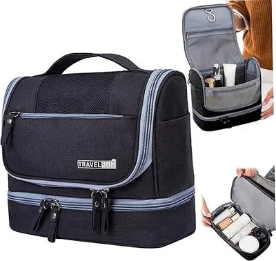 Produktbild von Reise-tragbare Aufbewahrungstasche im Freien, multifunktionale wasserdichte trockene nasse Trennungsspeichertasche, Wasch- und Make-up-Tasche