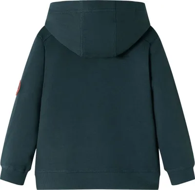 Produktbild von vidaXL Kinder-Kapuzenpullover Dunkelgrün 140