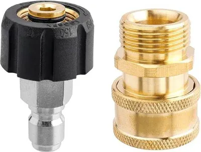 Image de Adaptateur pour nettoyeur à gaz, raccord métrique M22, raccord pour nettoyeur haute pression, 14 mm