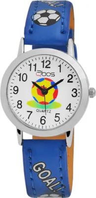 Produktbild von QBOS Kinderuhr mit Kunstlederionsarmband