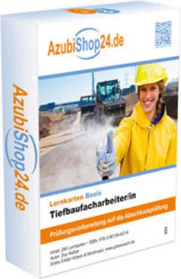 Obrázok produktu pre Lernkarten Tiefbaufacharbeiter /in