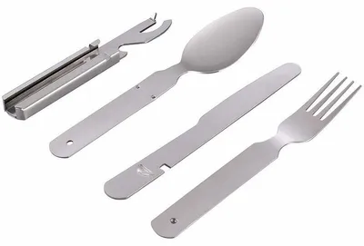 Image de Set de couverts 4 pièces pour camping