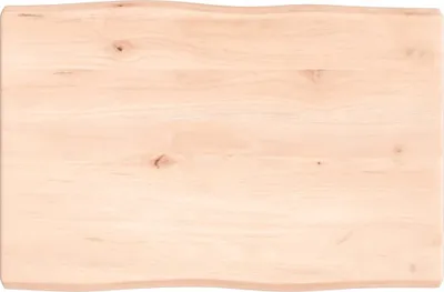 Produktbild von vidaXL Tischplatte 60x40x(2-4) cm Massivholz Unbehandelt Baumkante