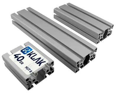 Produktbild von KLAK 40/80 - Aluprofil 40x80mm Nut 8 Aluminium Systemprofil Typ I 20cm 200mm